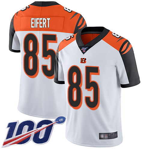 Cincinnati Bengals Limited White Men Tyler Eifert Road Jersey NFL Footballl #85 100th Season Vapor Untouchable->cincinnati bengals->NFL Jersey
